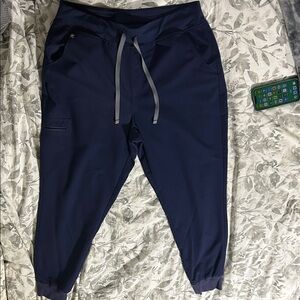 Figs Navy Jogger Scrub Pants